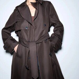 Zara ZW Collection water-repellent trench coat